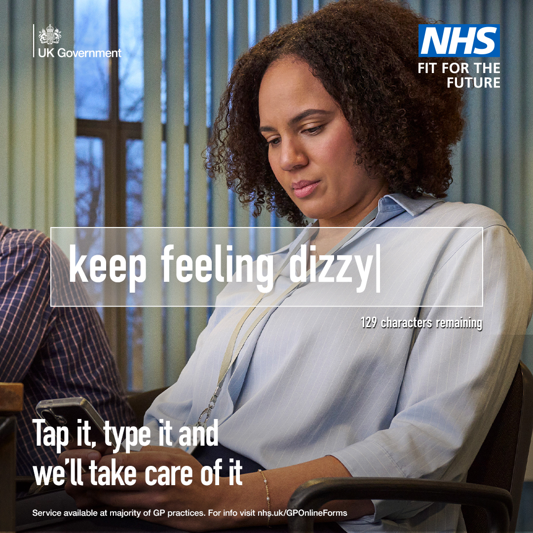 Contact your GP practice with a tap and a type