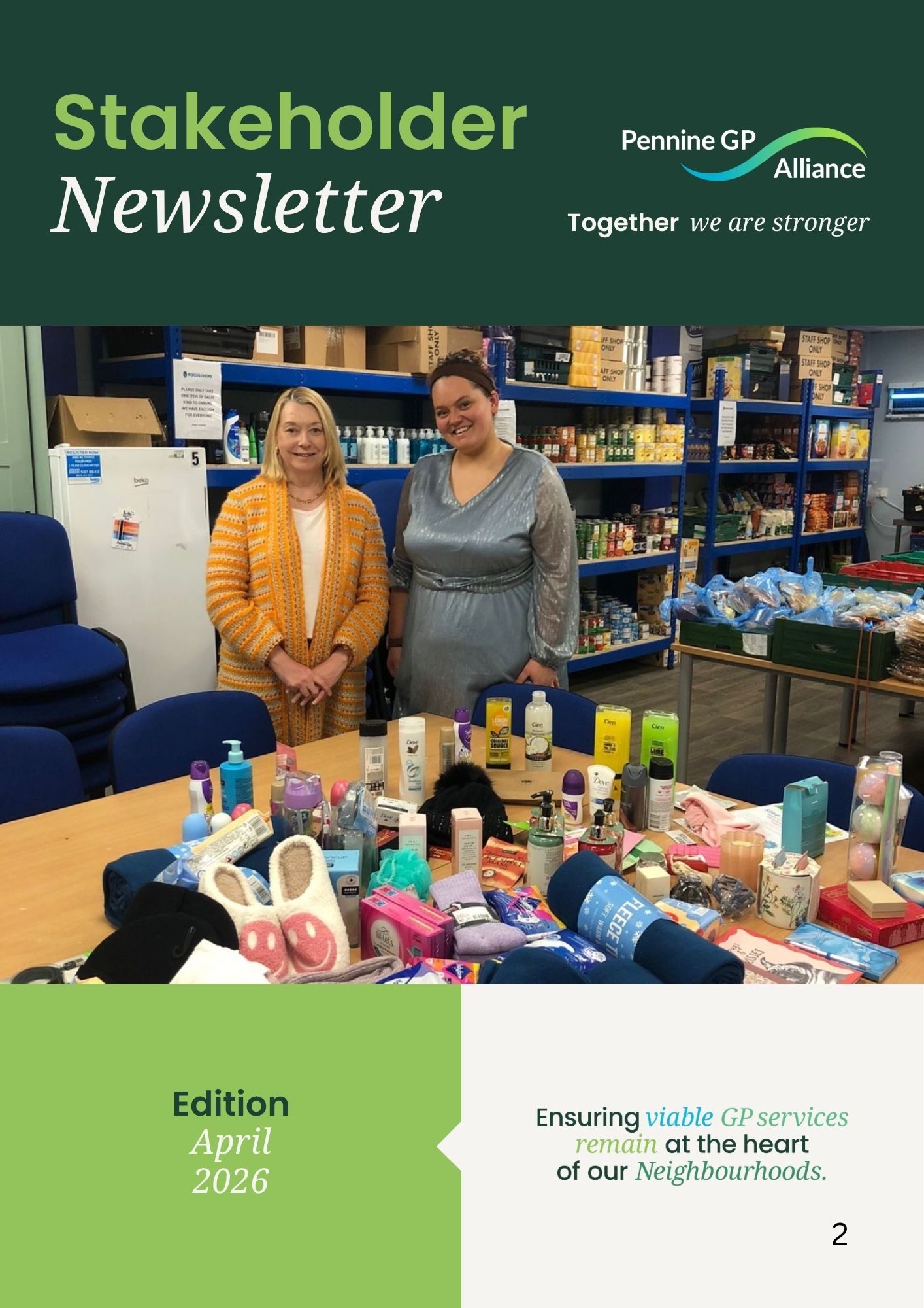 Pennine GP Alliance - PGPA Stakeholder Newsletter - Ensuring viable GP ...